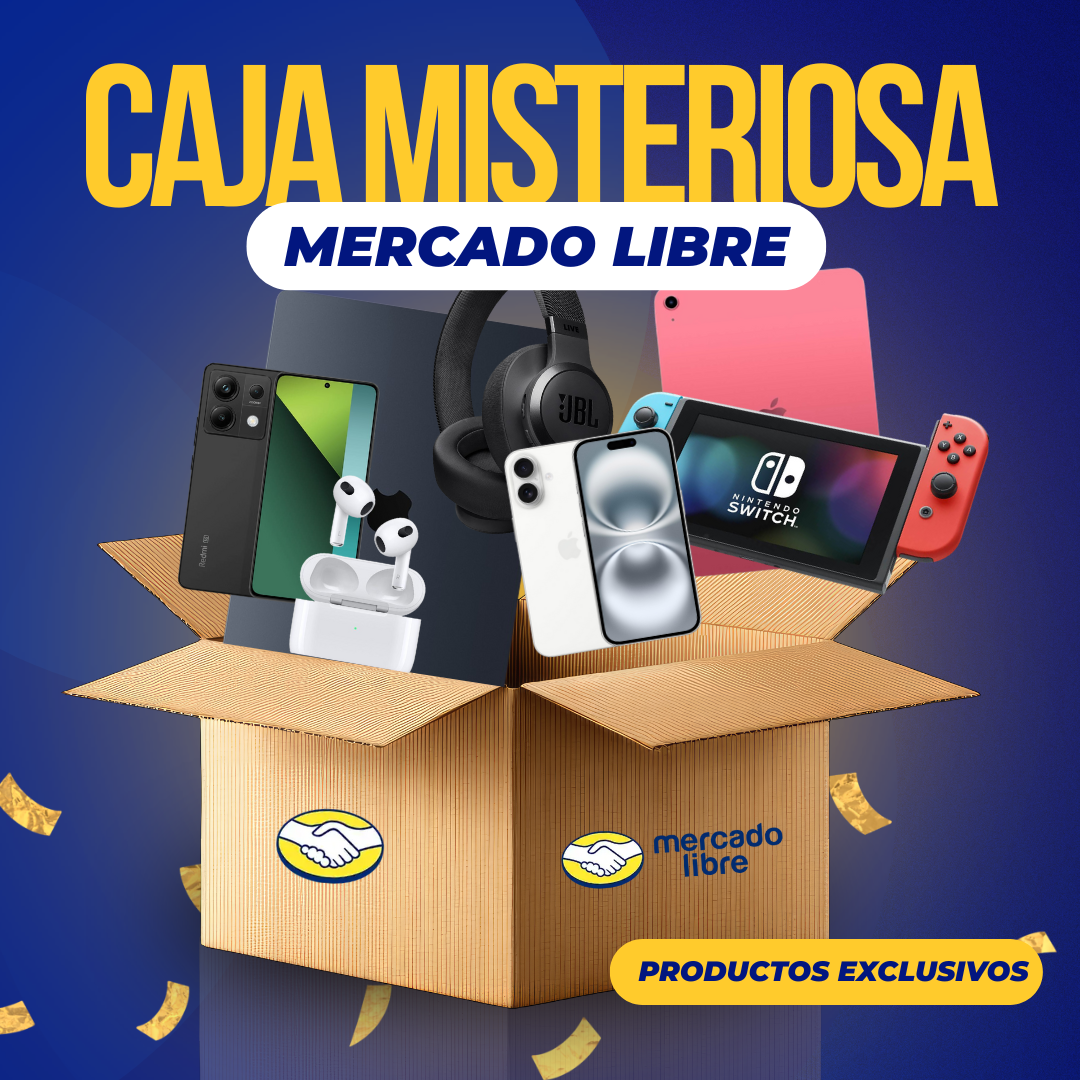 PROMOCIÓN 2026 50% DESCUENTO - CAJA MISTERIOSA MERCAD0 LIBRE EDICIÓN TECNOLOGIA
