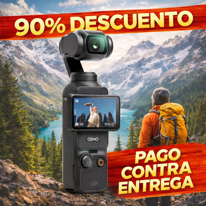 DJI OSMO POCKET 3 ESTABILIZADOR con CAMARA + FUNDA ULTRARRESISTENTE DE REGALO - REMATE MARZO!